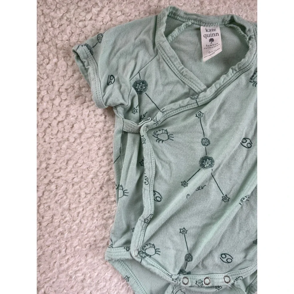 Kate Quinn Astrology Cancer Onesie Bamboo Collection 0-3 Months Unisex